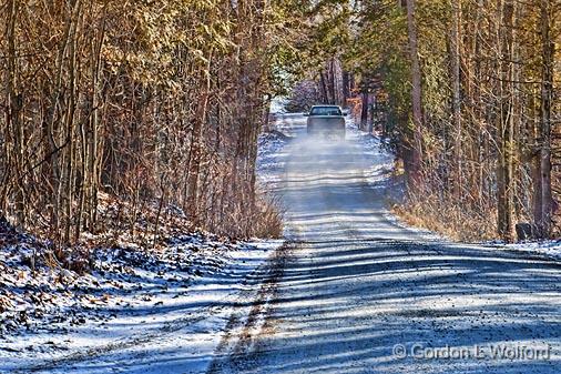 Wintry Back Road_DSCF03615.jpg - Photographed at Rideau Lakes, Ontario, Canada.